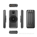 10000mAh PD 10W Wireless Power Bank with Built-in Cable - Portable Fast Charging Magnetic